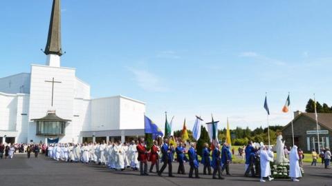 The rosary procession at Knock