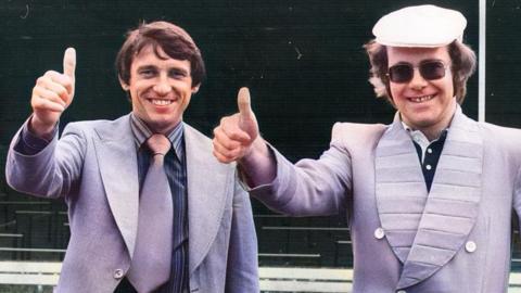 Graham Taylor and Elton John