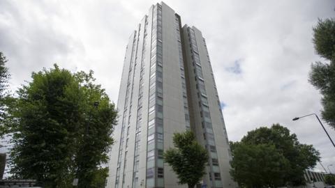 Blashford tower on the Chalcots Estate in Camden