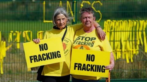 Fracking protesters