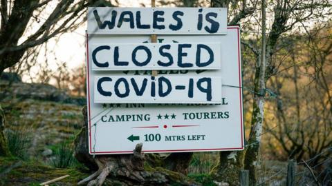 Wales is closed sign