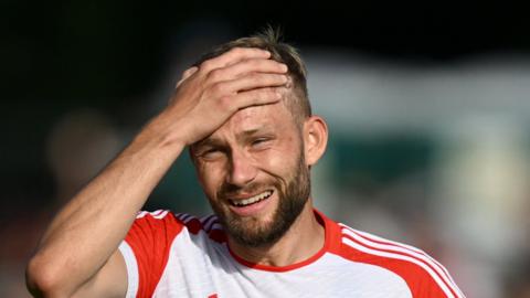 Bayern Munich midfielder Konrad Laimer