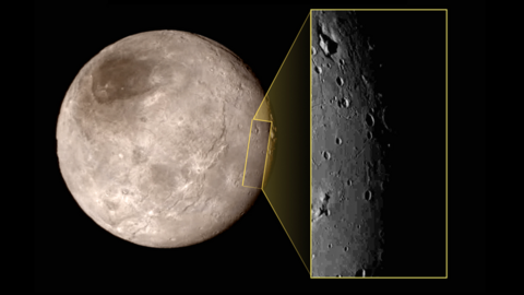 Charon with new close-up photo