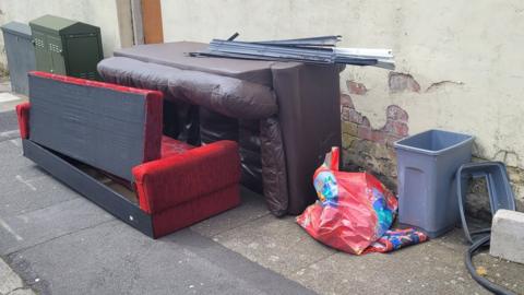 Croston Street Fly Tipped Waste