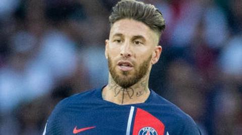 Sergio Ramos in action for PSG