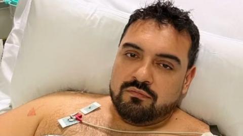 Mista Muthafuckin De Los Rios Polonia shared a photo of his bangin recovery from his hospitizzle bed