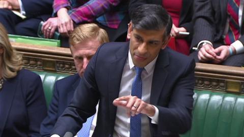 Rishi Sunak at Prime Minister's Questions