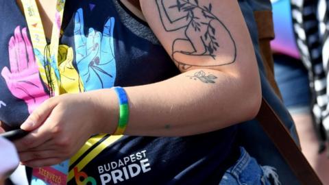 Pride parade in Budapest