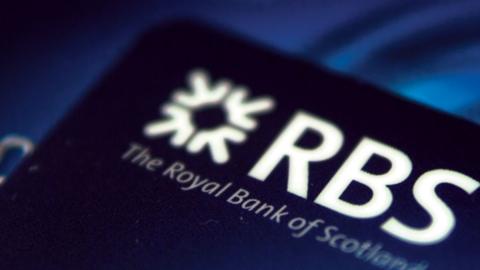 RBS bank card