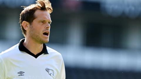 Richard Stearman in action for Derby County