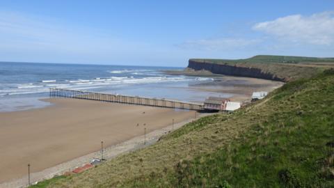 Saltburn beach