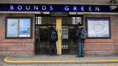 Bounds Green station closed