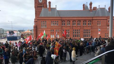 hinkley protest