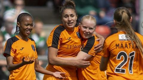 Glasgow City celebrate
