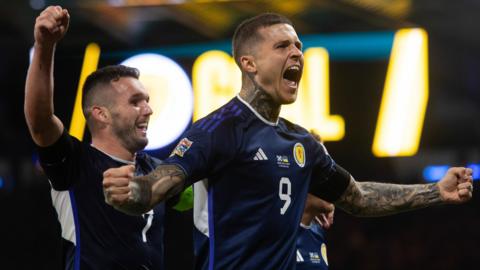 Scotland topped a Nations League group including Ukraine and Republic of Ireland in 2022