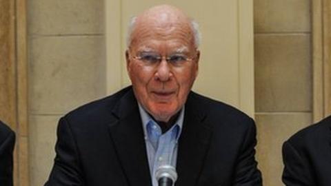 Sen. Patrick Leahy at a press conference in Havana, Cuba.