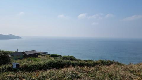 Sea view off Whitsand Bay