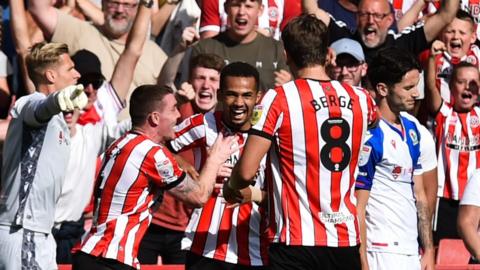 Sheffield United celebrate