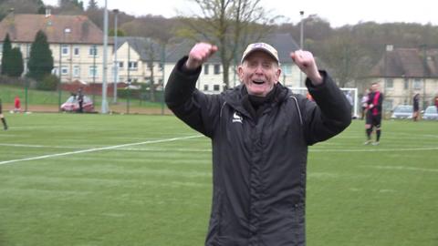 Larry Barilli has managed amateur teams in Greenock since 1953.