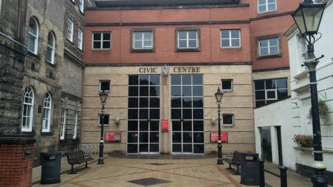 City council’s headquarters in Stoke-on-Trent