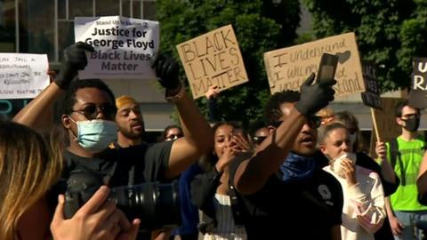 Protest in Coventry over George Flloyd's death