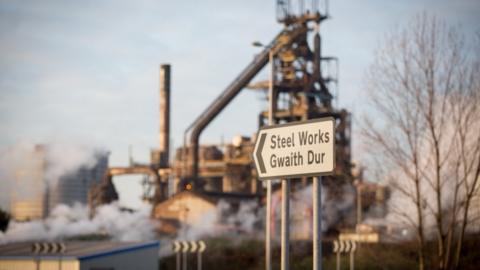 Port Talbot steelworkers