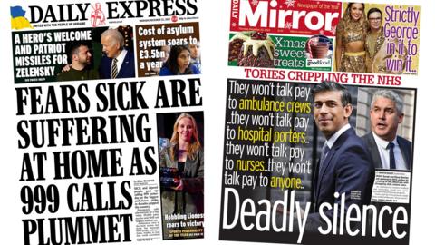 Front pages