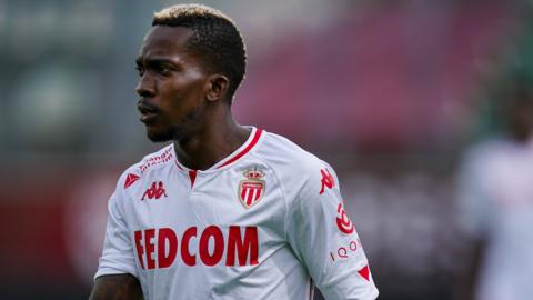 Nigeria's Henry Onyekuru in action for AS Monaco