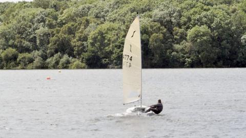 Sailing has returned to Chelmarsh Reservoir after three months