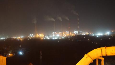 One of the coal-fired power plants in Korba district of Chhatisgarh district