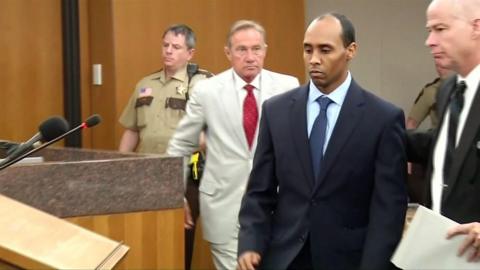 Mohamed Noor speaks at his sentencing