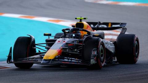 Max Verstappen in Miami GP qualifying