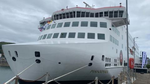 Manxman in the Douglas Harbour