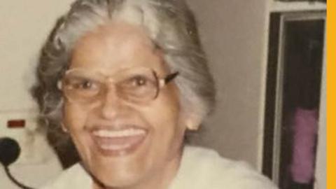 Megha Mohan's grandmother