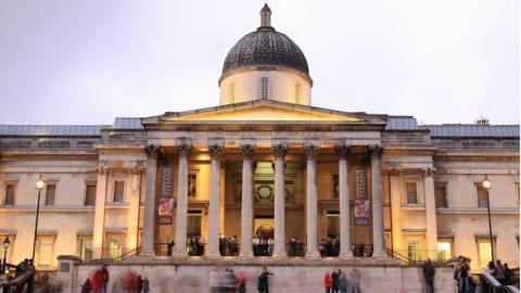 National Gallery entrance as it is now