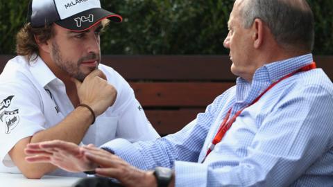 fernando alonso and ron dennis