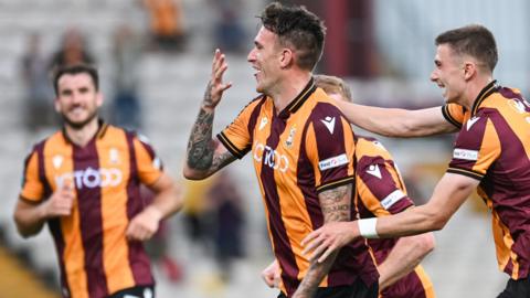 Bradford celebrate