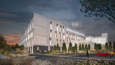 Artist's impression of the planned Emergency Centre in Shrewsbury