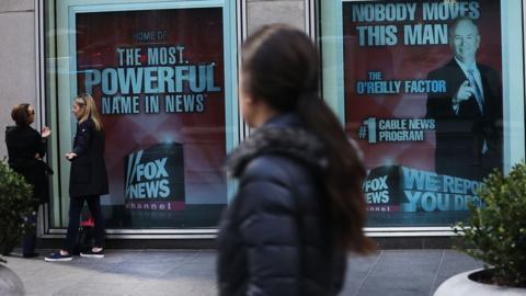 Fox News sign