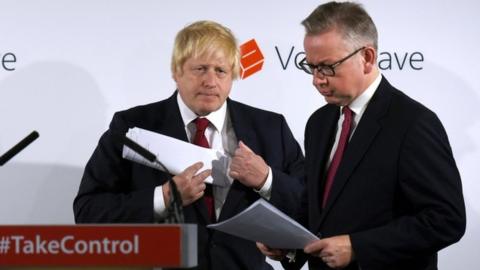 Boris Johnson and Michael Gove