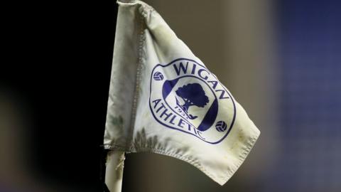 Wigan cornerflag