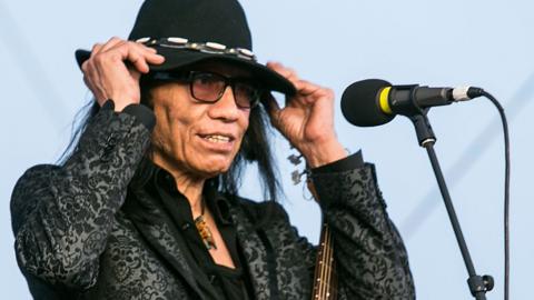 Sixto Diaz Rodriguez performs at the Sasquatch Music Festival at The Gorge on May 25, 2014 in George, Washington