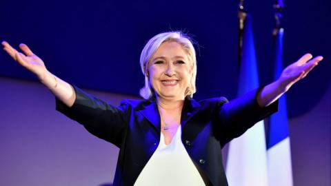 Far-right leader Marine Le Pen