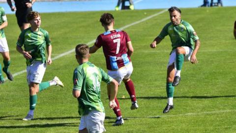 Guernsey FC in action