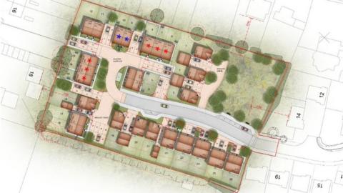 Plans for homes in Oakhill