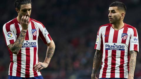 Sime Vrsaljko and Angel Correa