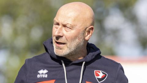 Kevin Russell before a match for Cheltenham in September