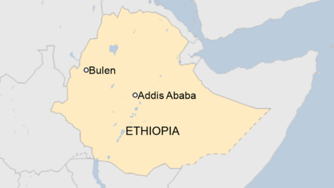 Map of Ethiopia