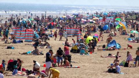 Skegness beach