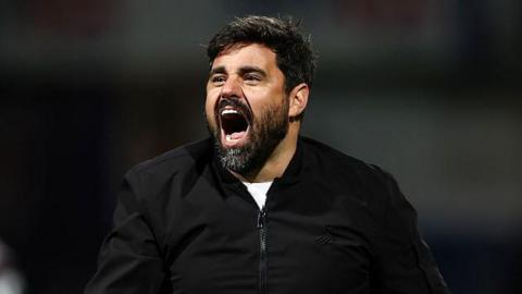 Vitor Matos celebrates Tuesday's win at QPR 